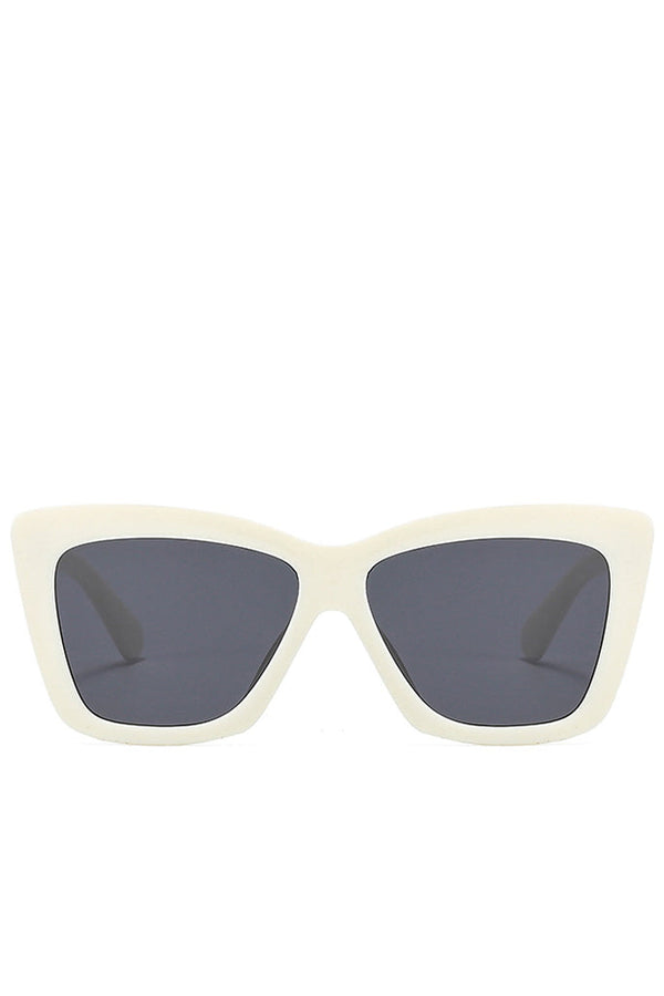 Norse Λευκά Cat Eye Fashion Γυαλιά Ηλίου | Γυναικεία Γυαλιά Ηλίου - Regardez Norse White Cat Eye Fashion Sunglasses