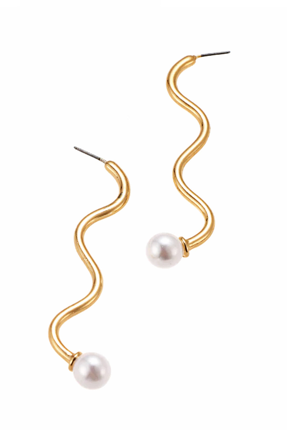 Nimah Χρυσά Σκουλαρίκια με Πέρλα | Κοσμήματα - Σκουλαρίκια