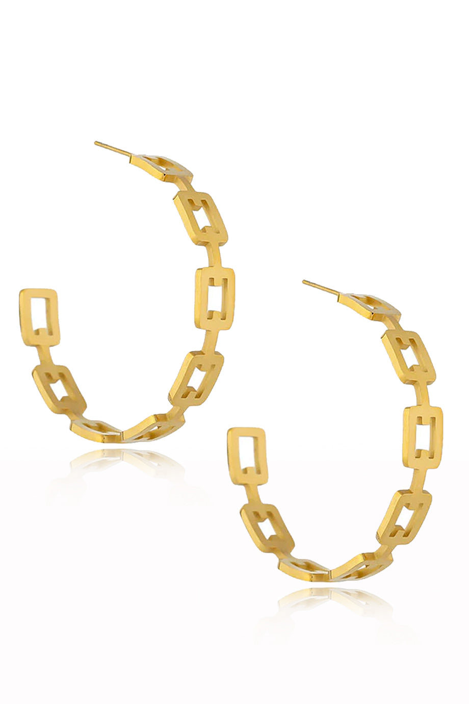 Ruby Χρυσά Σκουλαρίκια Κρίκοι | Κοσμήματα - Σκουλαρίκια