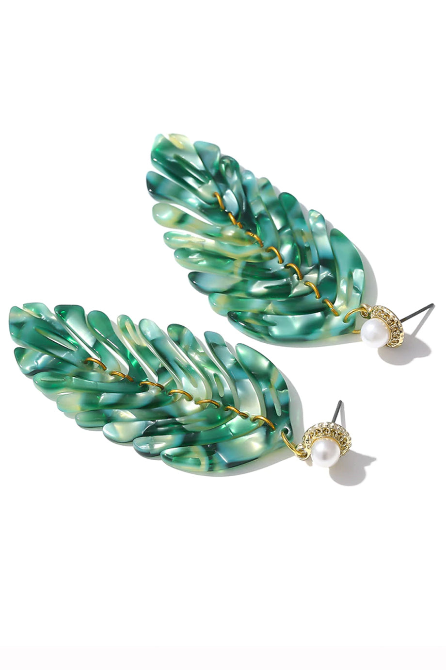 Nimah Πράσινα Σκουλαρίκια με Ταρταρούγα | Κοσμήματα