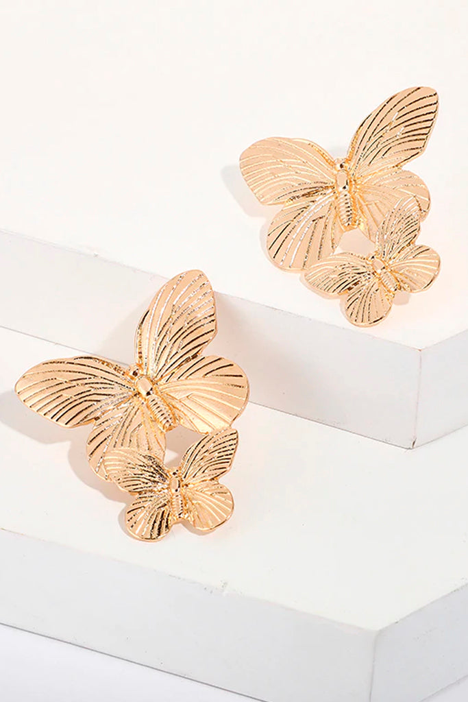 Morgane Χρυσά Σκουλαρίκια Πεταλούδες | Κοσμήματα - Σκουλαρίκια