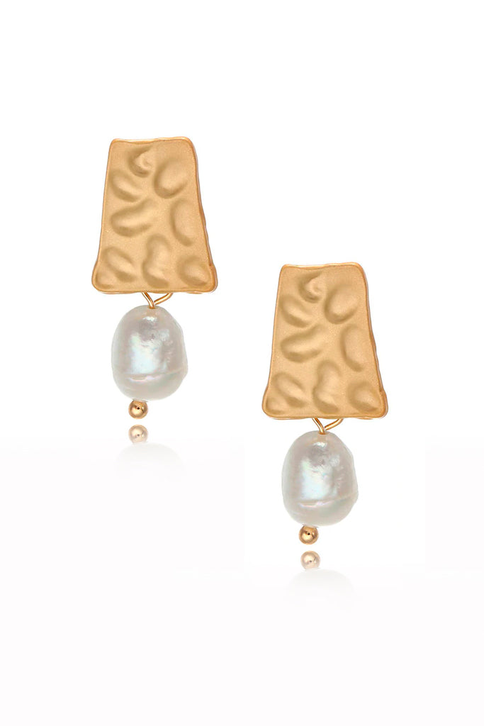 Leylaty Χρυσά Σκουλαρίκια με Πέρλες Κλιπ | Κοσμήματα - Σκουλαρίκια με Κλιπ