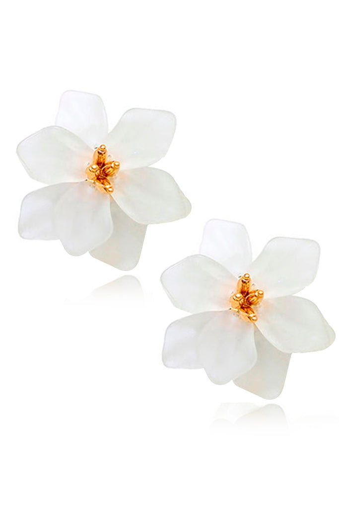Blooming Λευκά Σκουλαρίκια Λουλούδι