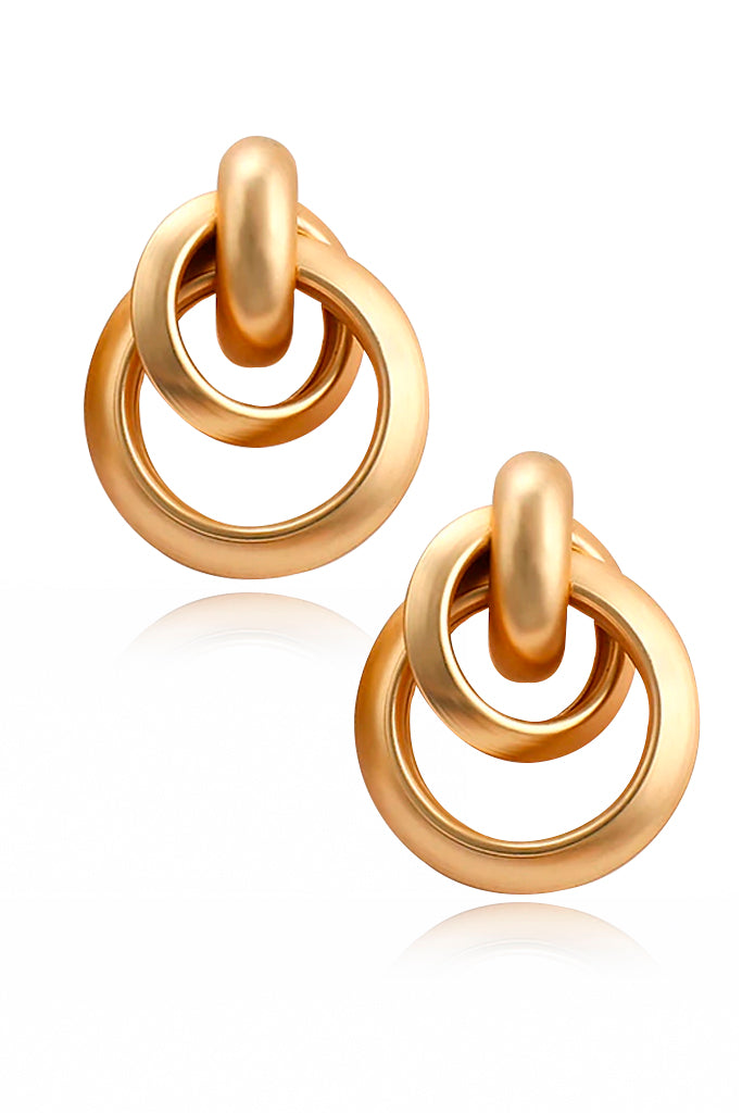 Aria Σκουλαρίκια σε Ματ Χρυσό | Κοσμήματα - Σκουλαρίκια