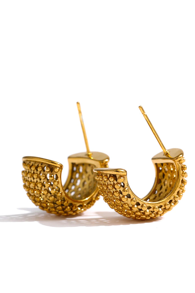 Salmy Χρυσά Σκουλαρίκια Κρίκοι | Κοσμήματα - Σκουλαρίκια