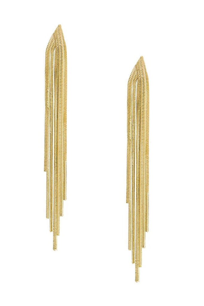 Trenda Χρυσά Σκουλαρίκια Κλιπ με Αλυσίδες | Κοσμήματα - Σκουλαρίκια με Κλιπ