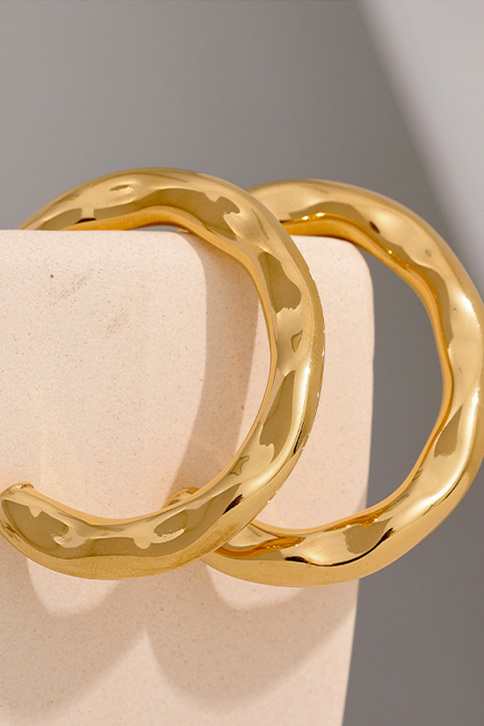 Mai Χρυσά Σκουλαρίκια Κρίκοι | Κοσμήματα - Σκουλαρίκια | Mai Large Golden Hoop Earrings