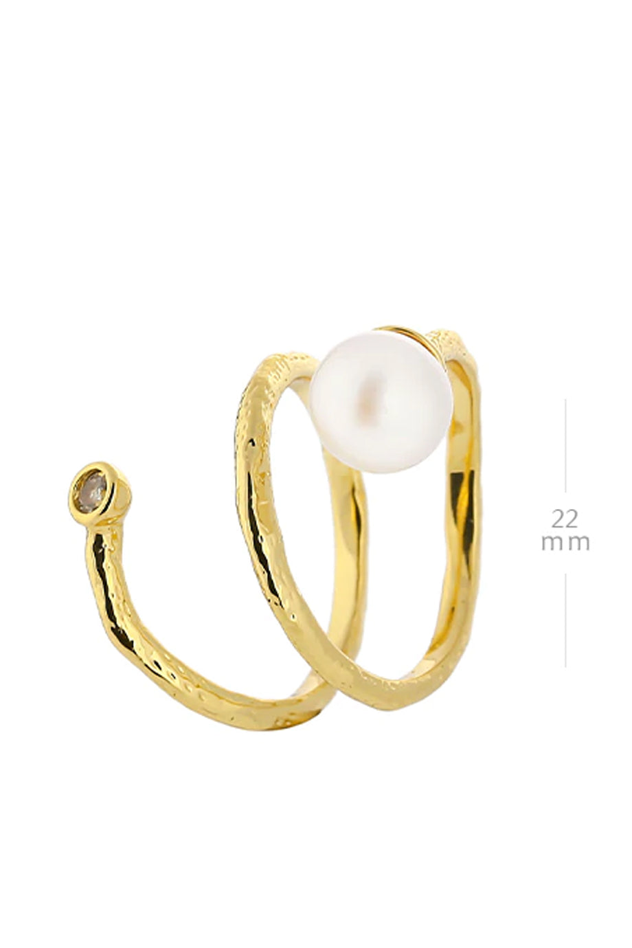 Calla Χρυσό Δαχτυλίδι με Πέρλα | Κοσμήματα - Δαχτυλίδια