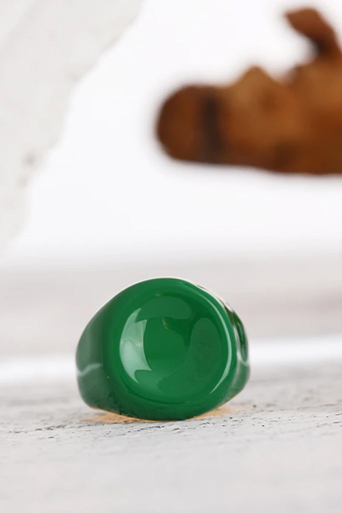 Luivida Πράσινο Δαχτυλίδι με Σμάλτο | Κοσμήματα - Δαχτυλίδια