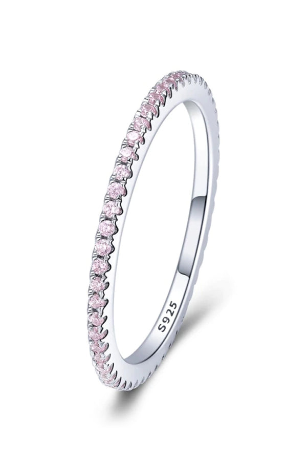 Mirita Ασημένιο Δαχτυλίδι με Ροζ Ζιργκόν  | Κοσμήματα - Δαχτυλίδια
