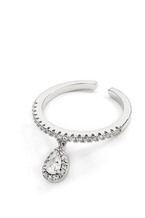 Gyda Ασημί Δαχτυλίδι με Κρύσταλλα | Κοσμήματα - Δαχτυλίδια