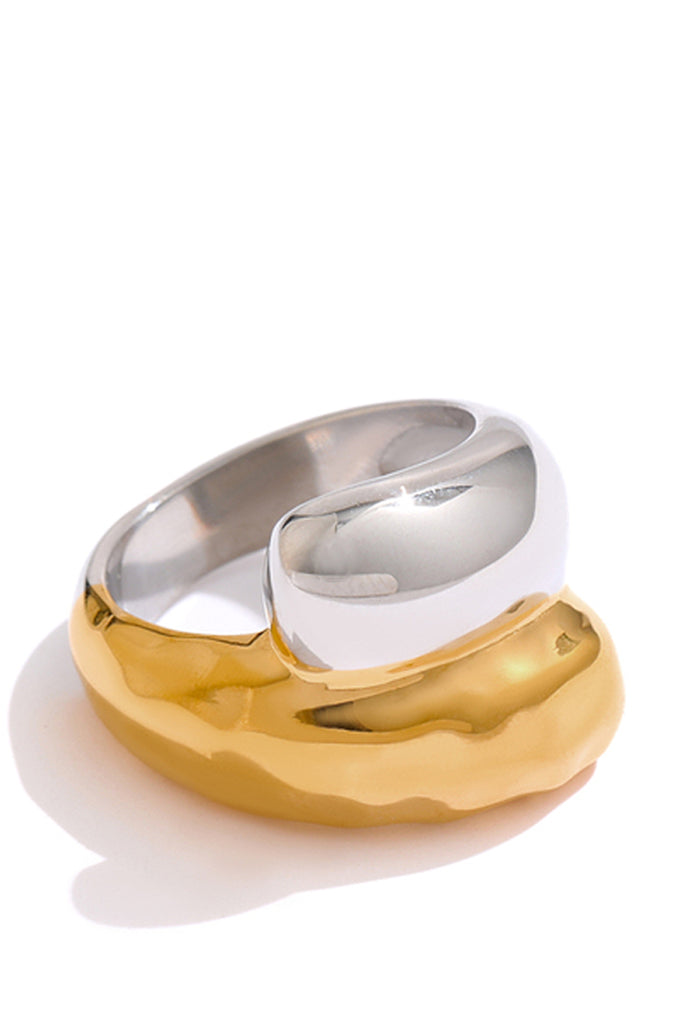 Doublia Χρυσό Ασημί Δαχτυλίδι | Κοσμήματα - Δαχτυλίδια | Doublia Gold Silver Ring