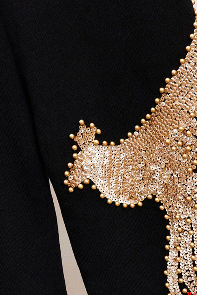Royal Eagle Σετ Μπλούζα και Παντελόνι με Χρυσό Κέντημα Αετού | Γυναικεία Ρούχα - Diane Ford