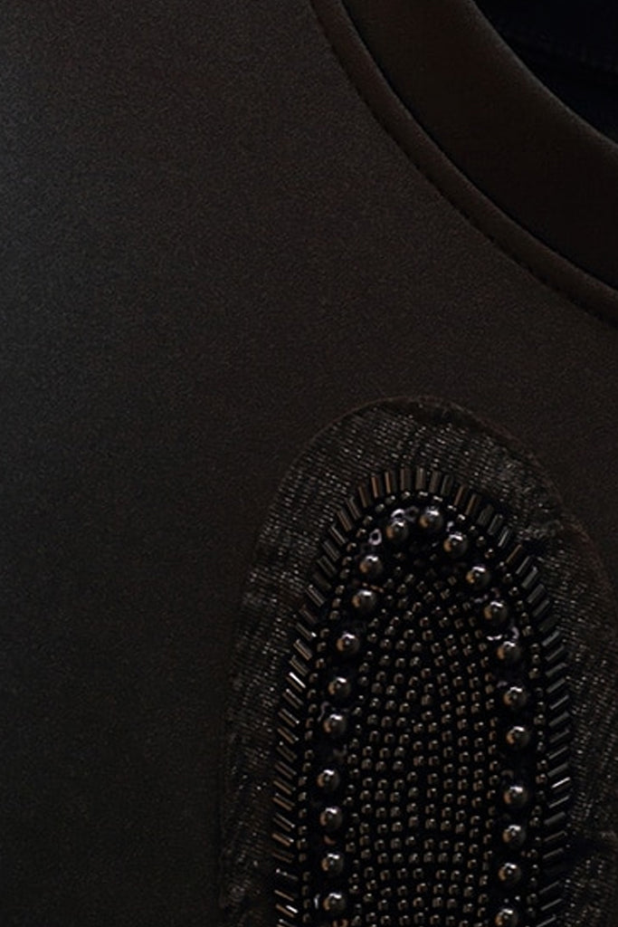 Ripela Μαύρο Σετ Top και Παντελόνι με Κέντημα | Γυναικεία Ρούχα - Σετ Ρούχων Diane Ford