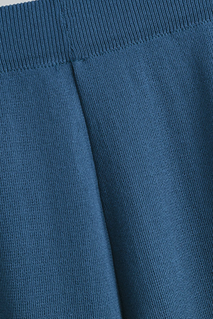 Farley Blue Knit Set with Top and Pants