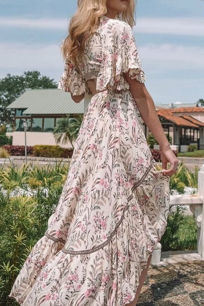 Carleen Πολύχρωμο Εμπριμέ Φόρεμα