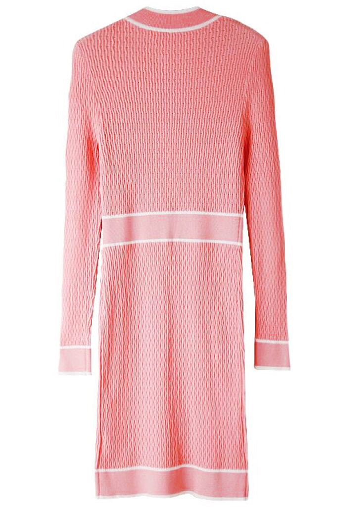 Simoly Ροζ Πλεκτό Φόρεμα | Γυναικεία Ρούχα - Φορέματα