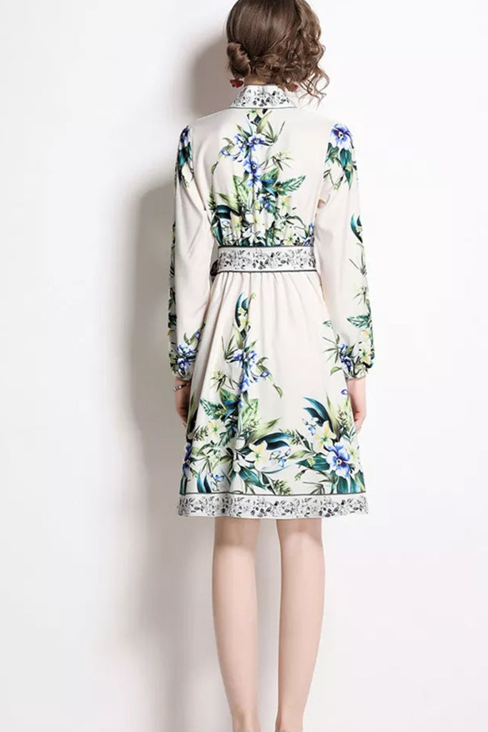 Gardenia Πολύχρωμο Φόρεμα με Φλοράλ Εμπριμέ | Γυναικεία Φορέματα - Philip Lang