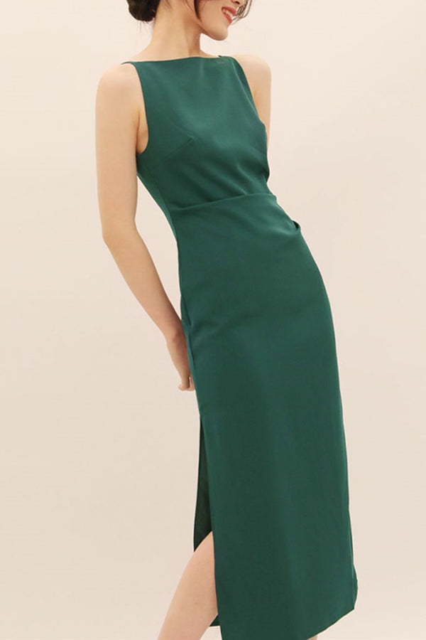 Ingrid Μονόχρωμο Φόρεμα με Τιράντες | Γυναικεία Ρούχα - Φορέματα | Ingrid Sleeveless Long Dress