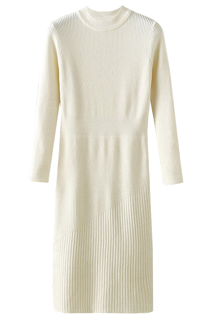 Wilam Ιβουάρ Πλεκτό Φόρεμα | Γυναικεία Ρούχα - Φορέματα - Πλεκτά | Wilam Ivory Knit Dress
