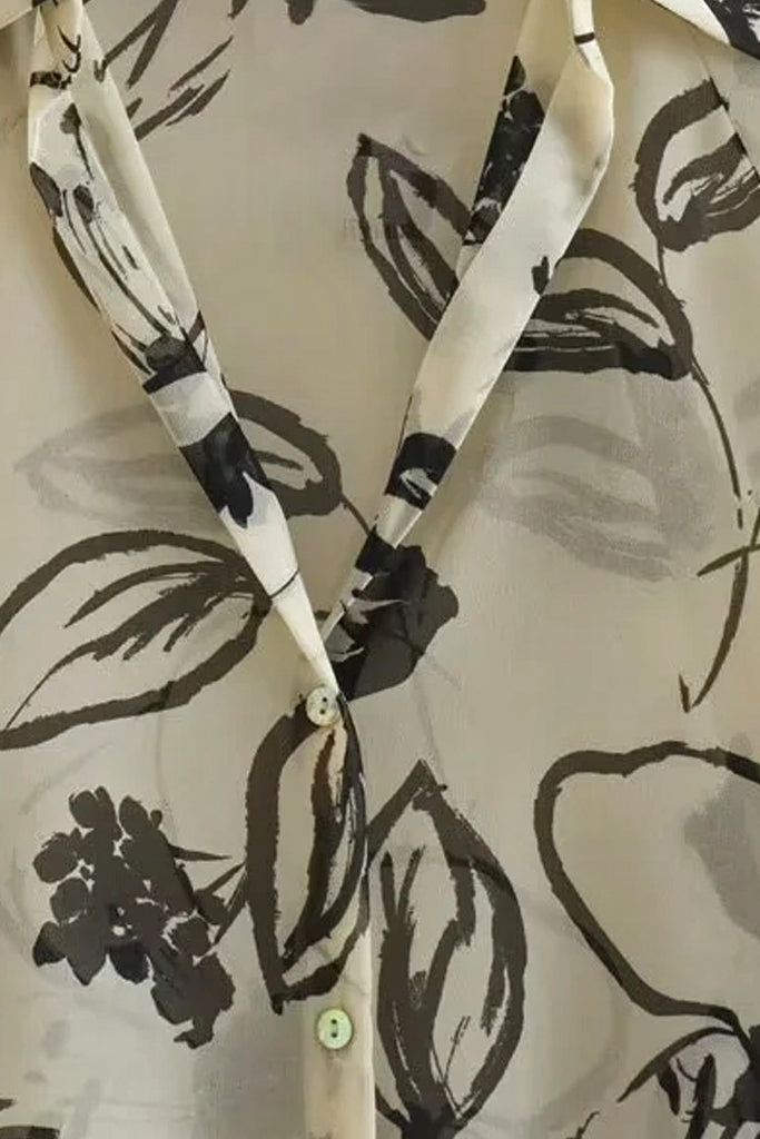 Magnolia Εμπριμέ Πουκαμίσα με Λουλούδια | Γυναικεία Ρούχα - Πουκάμισα Τοπ | Magnolia Printed Floral Shirt