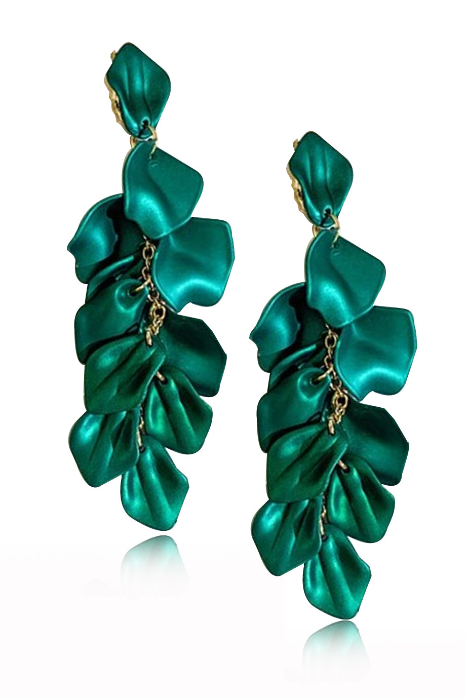 Πράσινο Κυπαρισσί Μακρυά Σκουλαρίκια | Κοσμήματα - Σκουλαρίκια