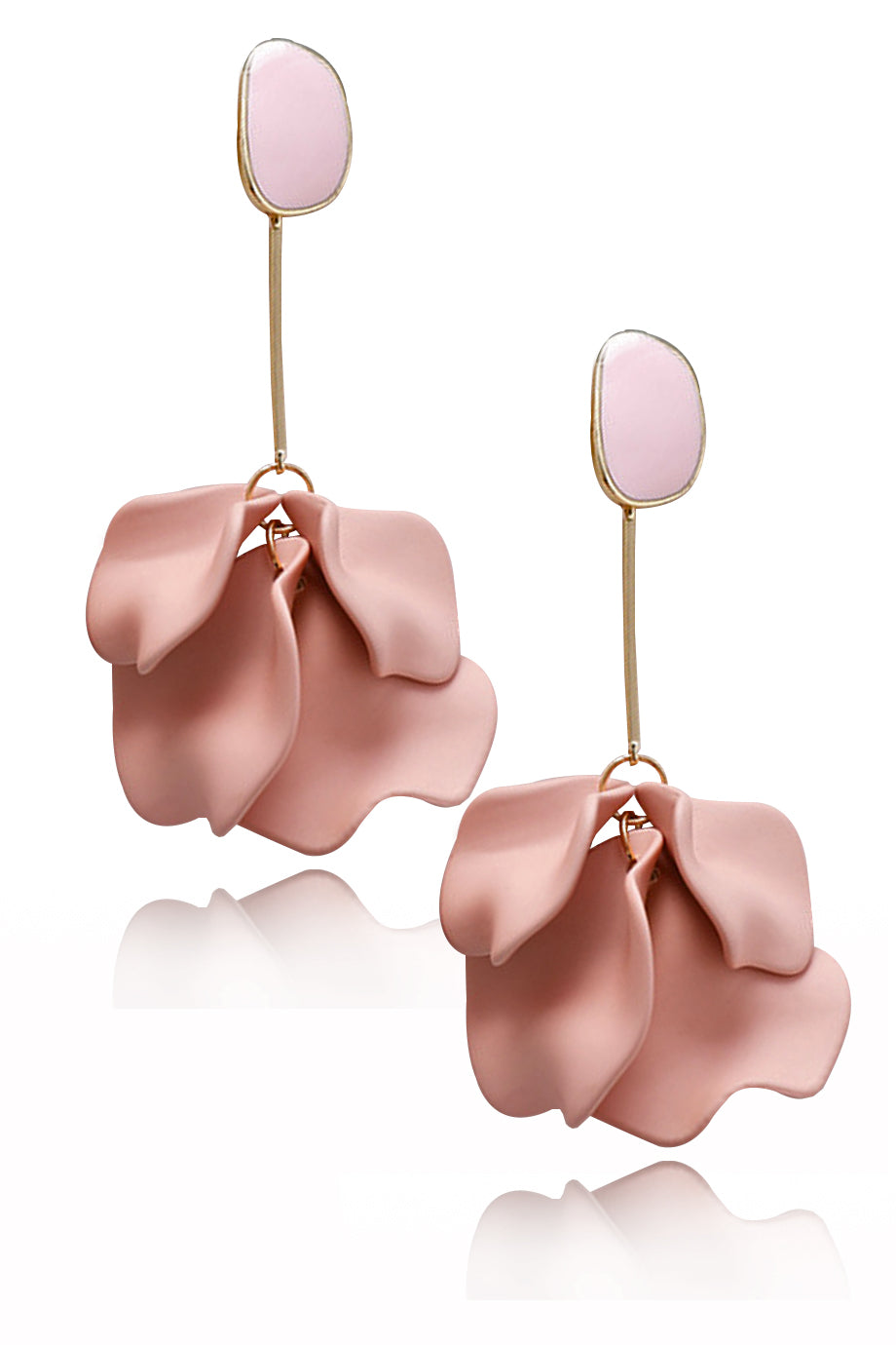 Maroni Pink Drop Earrings