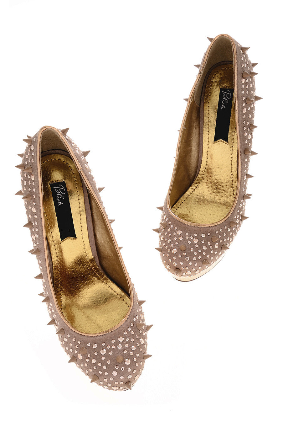 Χρυσές Γόβες με Καρφιά - Blink | Γυναικεία Παπούτσια