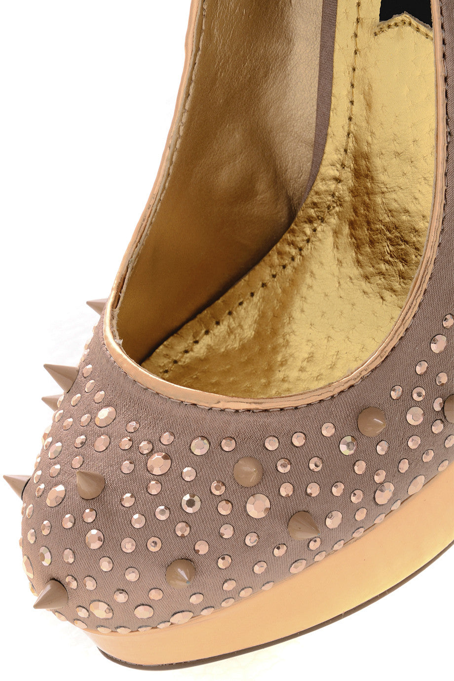 Χρυσές Γόβες με Καρφιά - Blink | Γυναικεία Παπούτσια