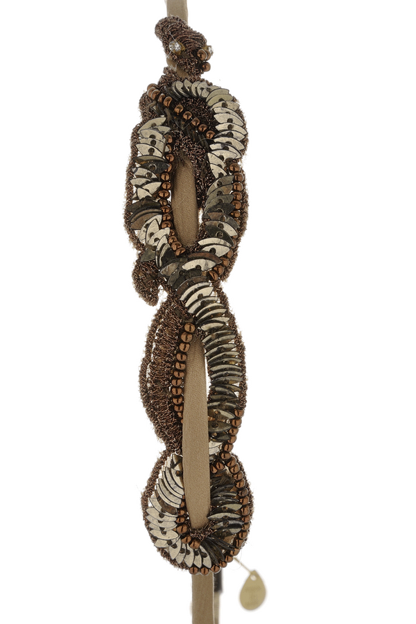 SERPENT Χακί Μπρονζέ Στέκα Μαλλιών