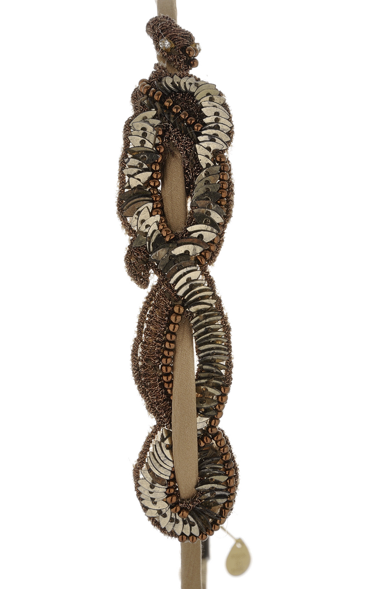 SERPENT Χακί Μπρονζέ Στέκα Μαλλιών