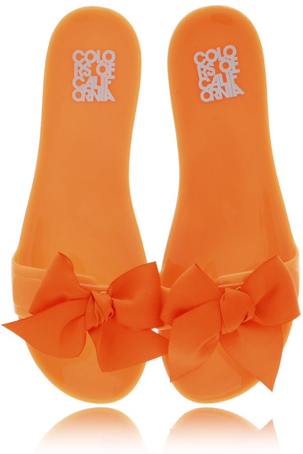Πορτοκαλί Παντόφλες - Colors of California | Γυναικεία Παπούτσια