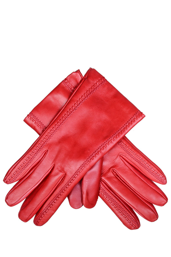 Gerda Κόκκινα Δερμάτινα Γάντια - Demi | Γυναικεία Γάντια