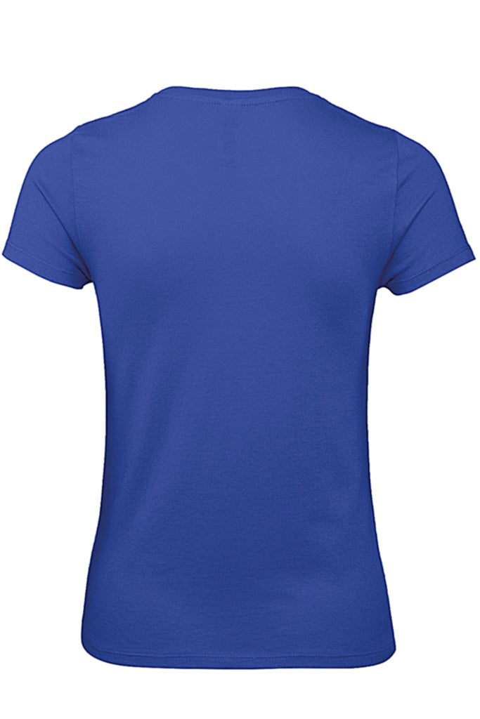 Μπλε Μονόχρωμο Κοντομάνικο Μπλουζάκι T-Shirt | Γυναικεία Ρούχα T-Shirts - Bitter & Cute