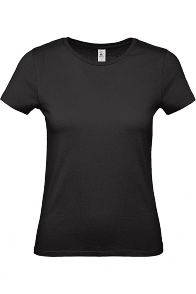 Larie Μαύρο Μονόχρωμο Κοντομάνικο Μπλουζάκι T-Shirt