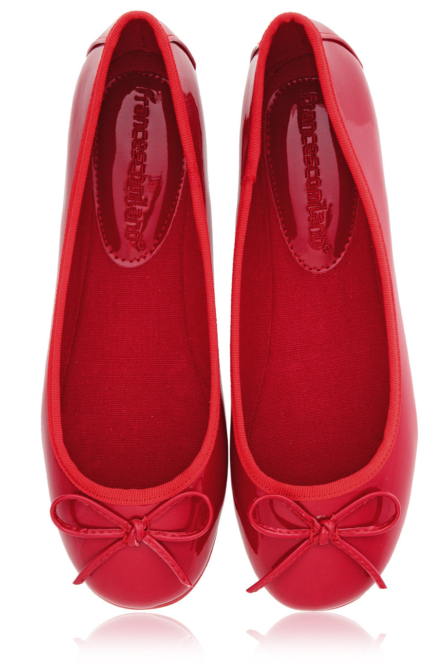 Κόκκινες Λουστρίνι Μπαλαρίνες - Francesco Milano | Γυναικεία Παπούτσια