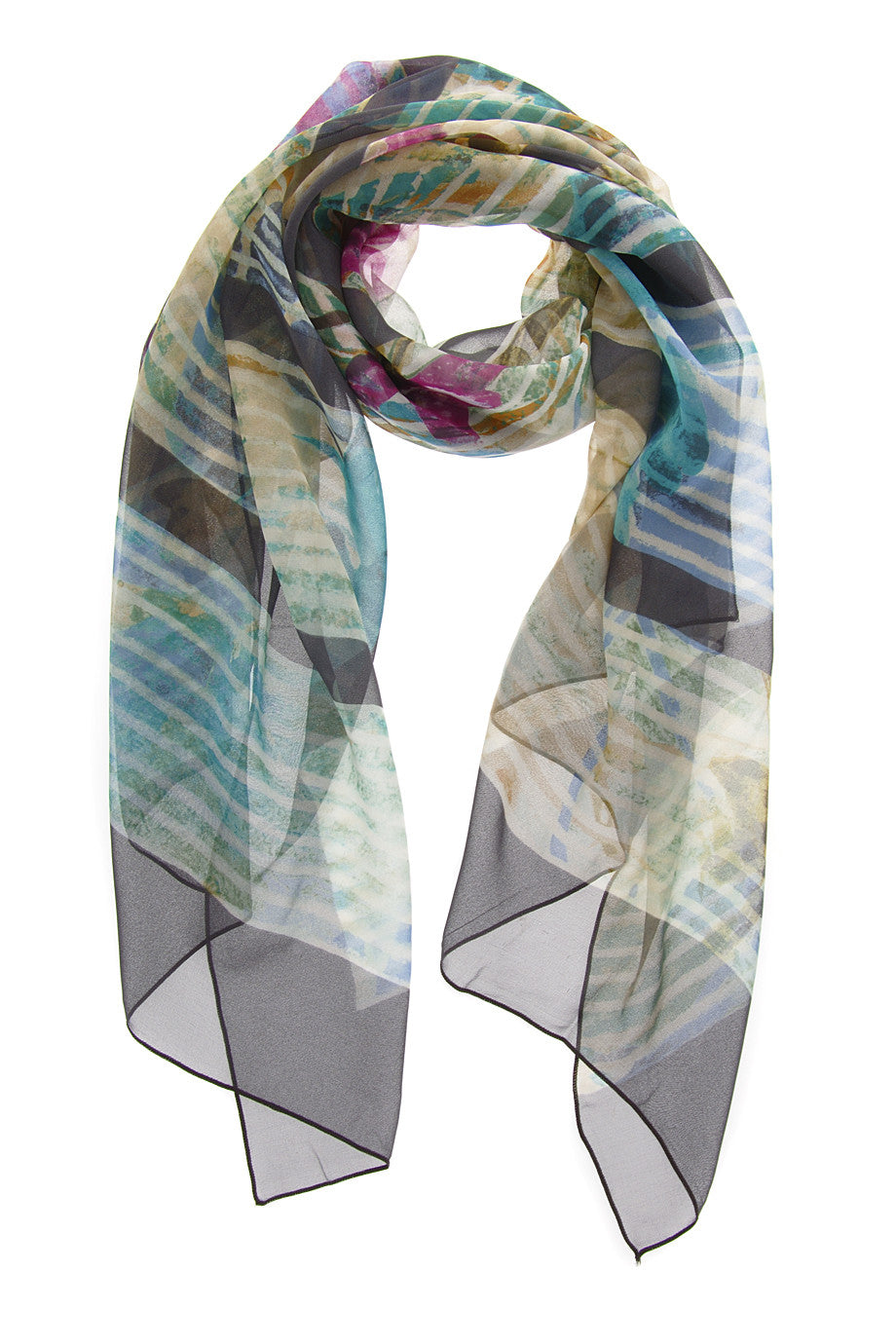 EXOTIC Gray Scarf
