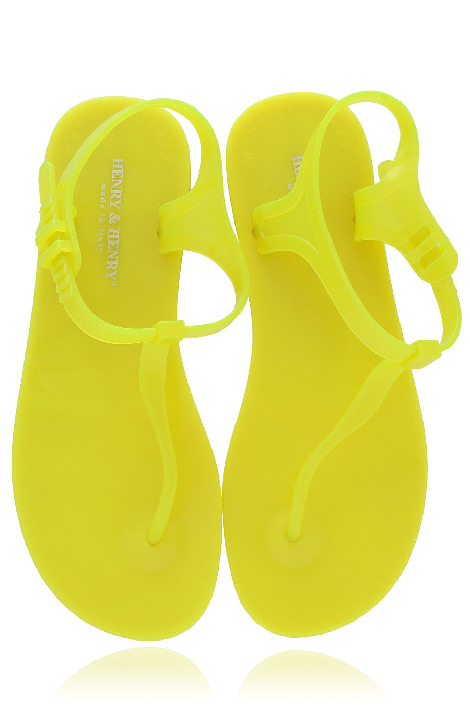 Κίτρινα Λαστιχένια Πέδιλα - Henry & Henry | Γυναικεία Παπούτσια