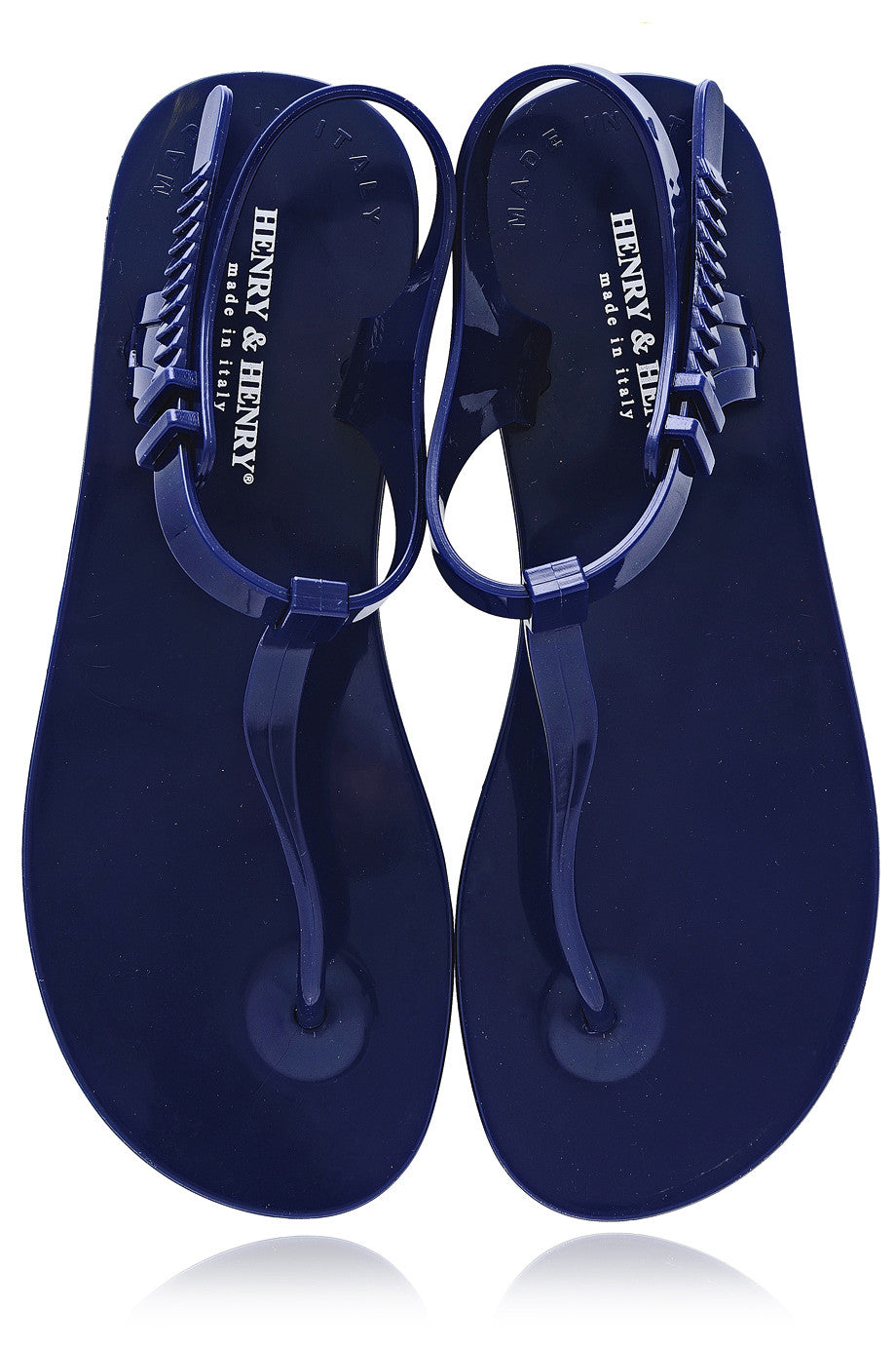 Μπλε Λαστιχένια Πέδιλα - Henry & Henry | Γυναικεία Παπούτσια