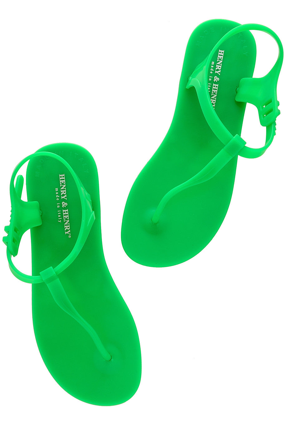 Πράσινα Φωσφοριζέ Λαστιχένια Πέδιλα | Γυναικεία Παπούτσια