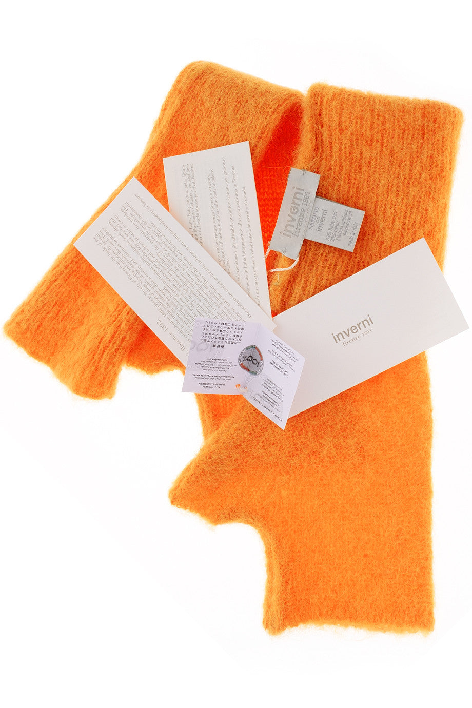 Μάλλινα Πορτοκαλί Γάντια - Inverni | Γυναικεία Γάντια