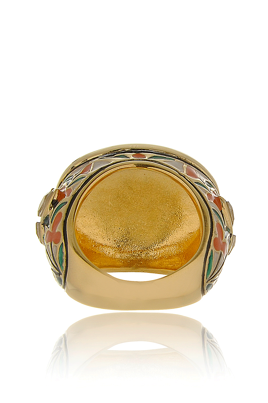 Δαχτυλίδι με Κοραλλί Πέτρα - Isharya | Κοσμήματα