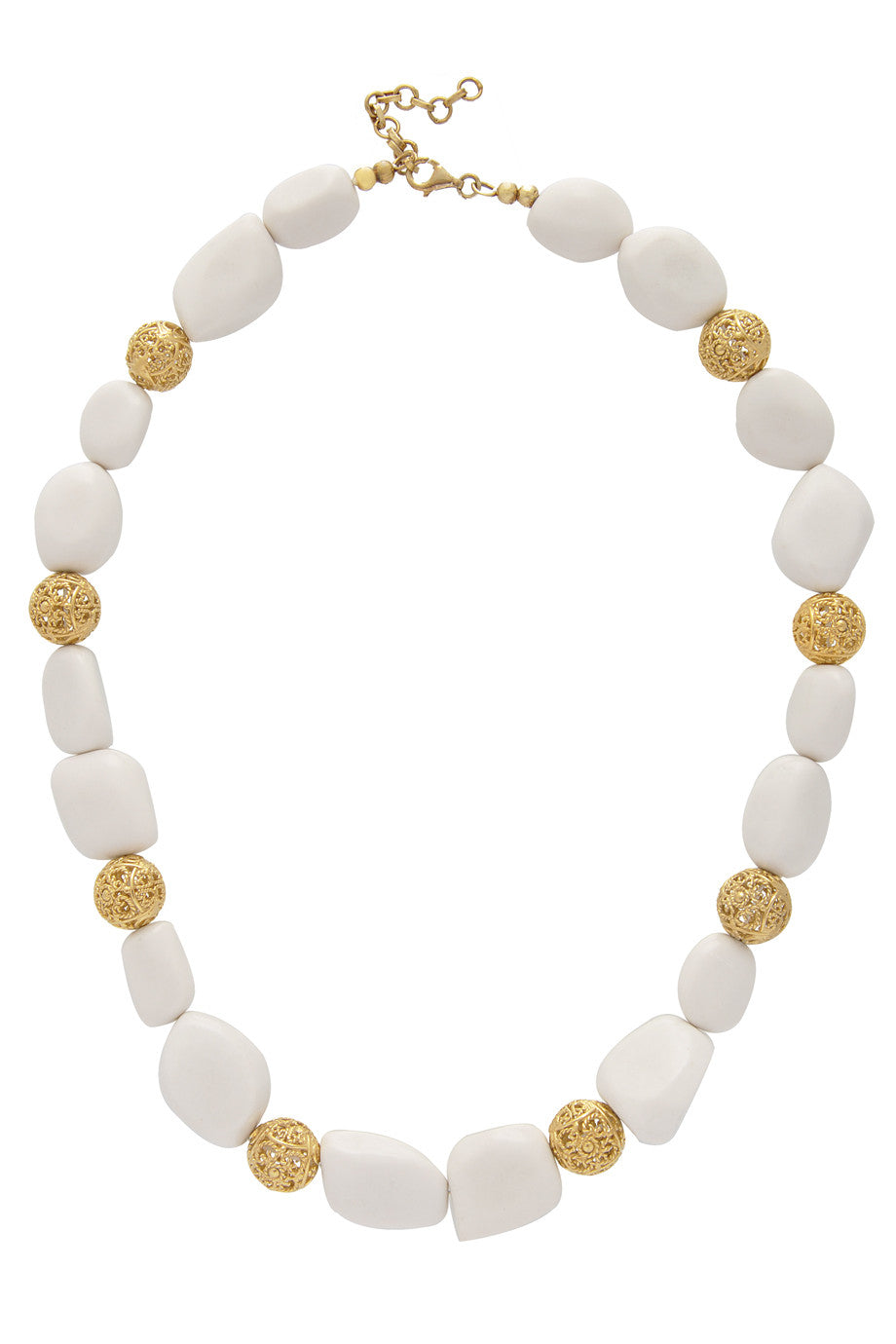 Λευκό Κολιέ - Isharya | Κοσμήματα
