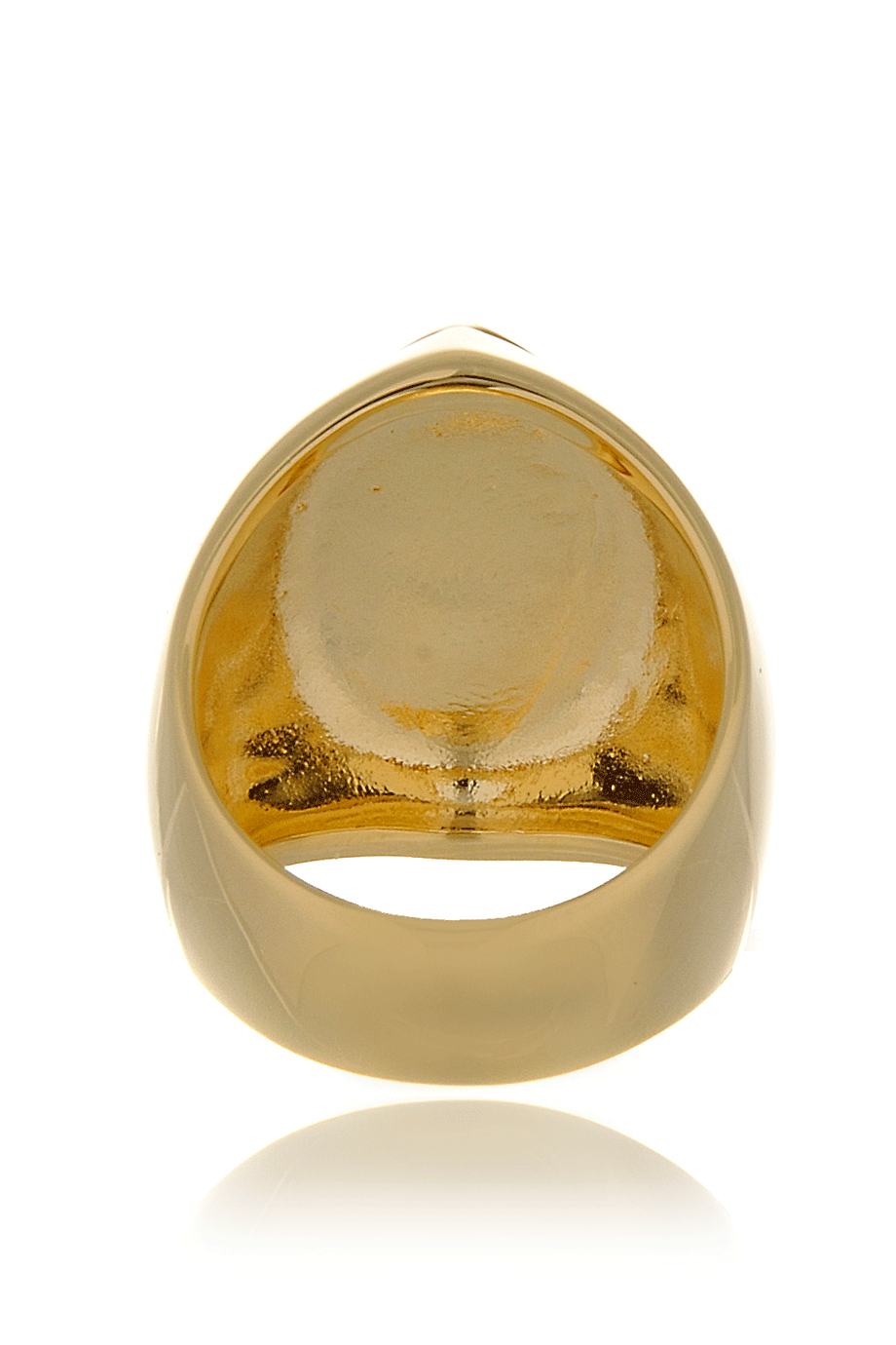 Χρυσό Δαχτυλίδι με Ροζ Κρύσταλλο - Isharya | Κοσμήματα