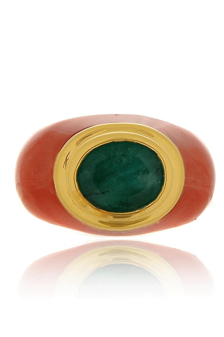 Κοραλί Δαχτυλίδι - Isharya | Κοσμήματα