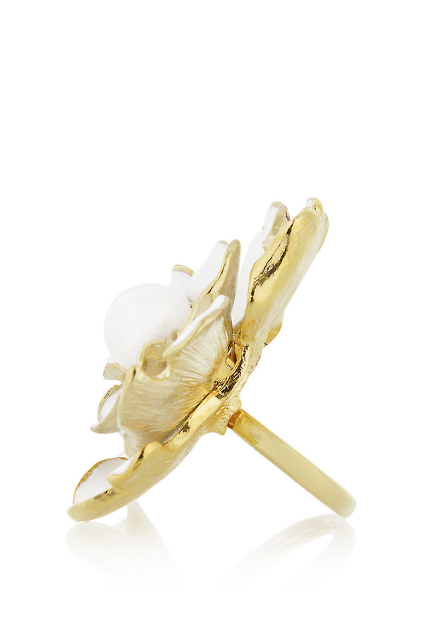 Kenneth Jay Lane White Agate Leyko Braxioli Kosmimata main image 1