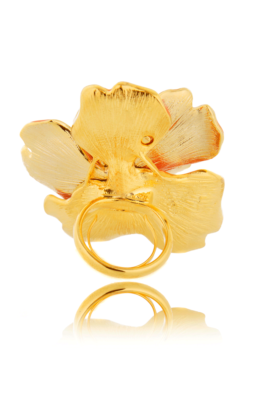 Κοραλλί Μεγάλο Δαχτυλίδι - Kenneth Jay Lane | Κοσμήματα