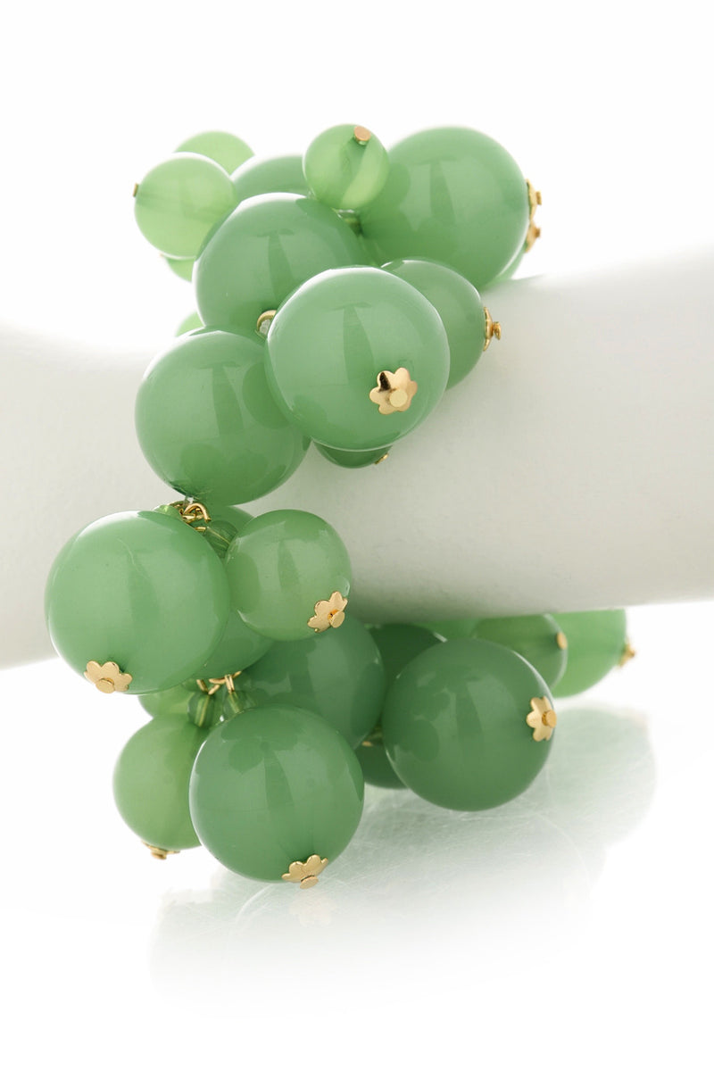 Ανοιχτό Πράσινο Βραχιόλι με Πέρλες - Kenneth Jay Lane | Κοσμήματα