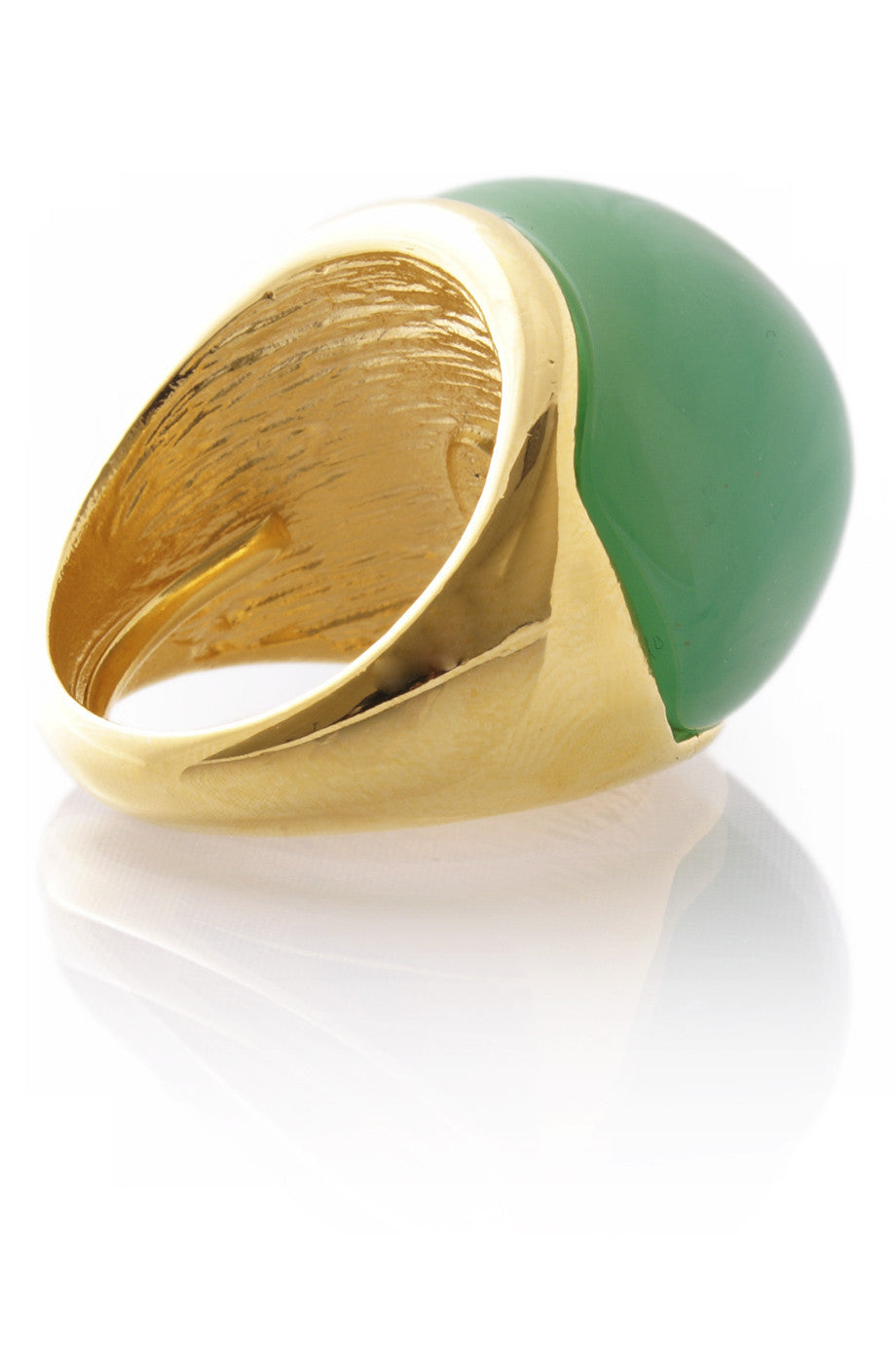 Jade Πράσινο Δαχτυλίδι με Κρύσταλλο - Kenneth Jay Lane | Κοσμήματα - Δαχτυλίδια