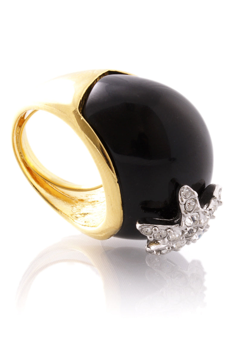 Μαύρο Δαχτυλίδι - Kenneth Jay Lane | Κοσμήματα